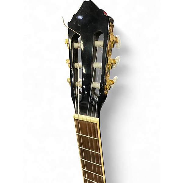Used Lucero LCT250CE Black Classical Acoustic Electric Guitar