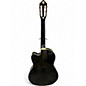 Used Lucero LCT250CE Black Classical Acoustic Electric Guitar