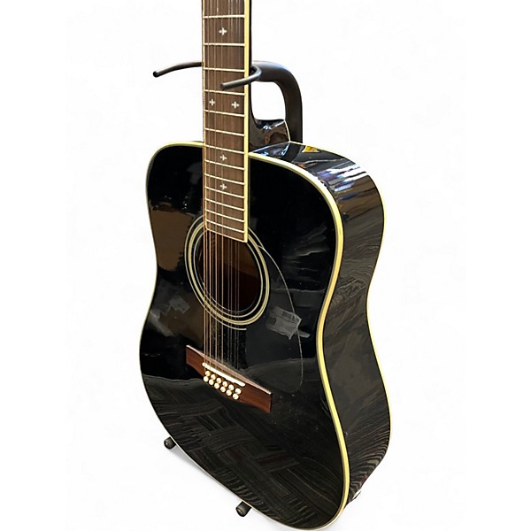 Used Fender DG16E-12 Black 12 String Acoustic Guitar