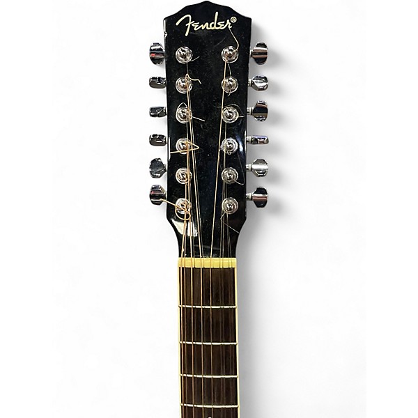 Used Fender DG16E-12 Black 12 String Acoustic Guitar