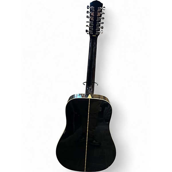 Used Fender DG16E-12 Black 12 String Acoustic Guitar