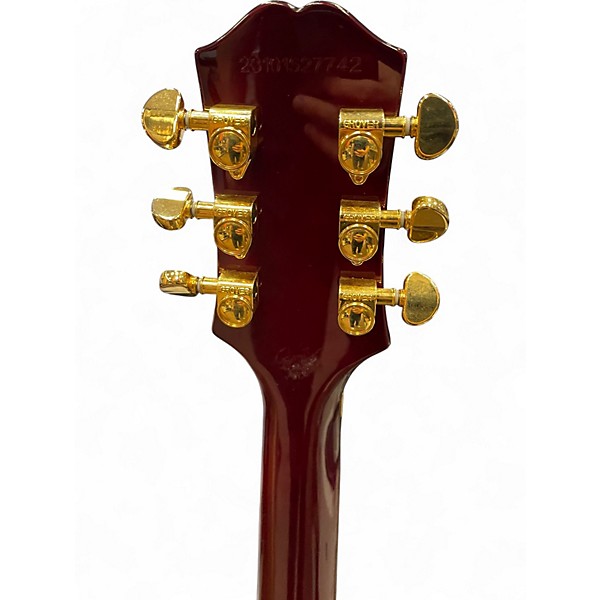 Used Epiphone alex lifeson les paul custom Ruby Solid Body Electric Guitar