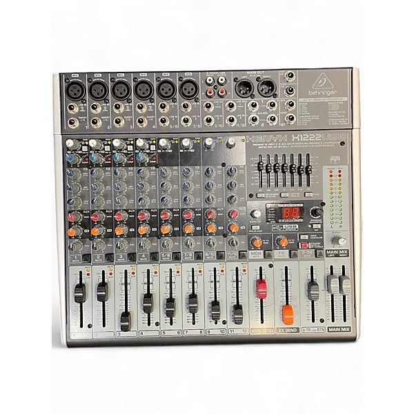 Used Behringer Xenyx X1222USB Unpowered Mixer
