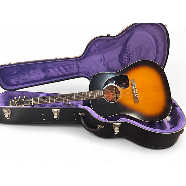 Used Epiphone 1942 Banner j45 2 Tone Sunburst Acoustic Electric Guitar