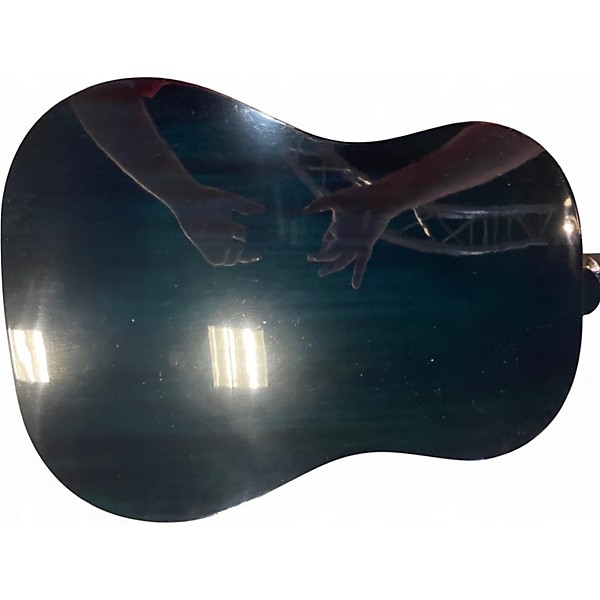 Used Gibson J45 Limited Blue Acoustic Electric Guitar