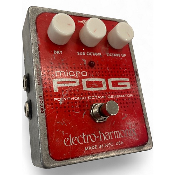 Used Electro-Harmonix Micro Pog Polyphonic Octave Generator Effect Pedal