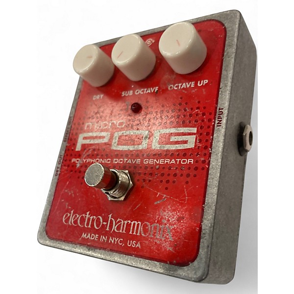 Used Electro-Harmonix Micro Pog Polyphonic Octave Generator Effect Pedal