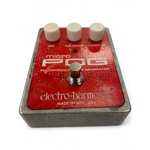Used Electro-Harmonix Micro Pog Polyphonic Octave Generator Effect Pedal