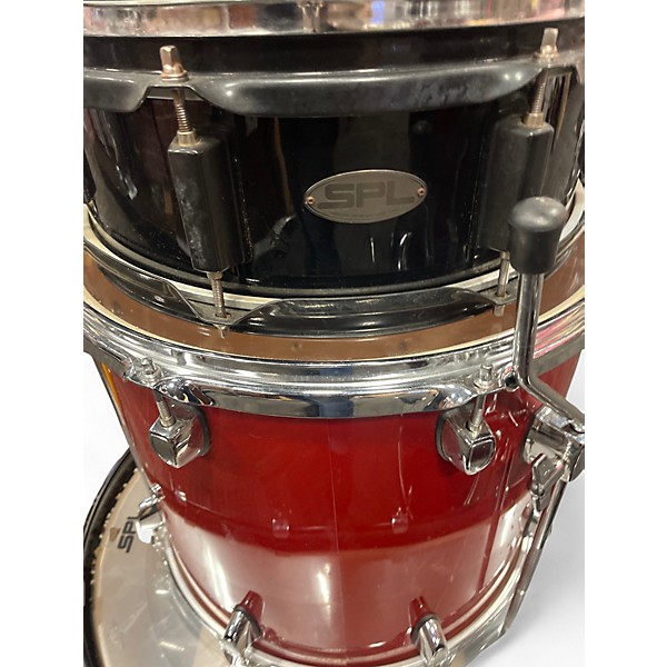 Used SPL 5 Piece UNITY II Red Drum Kit