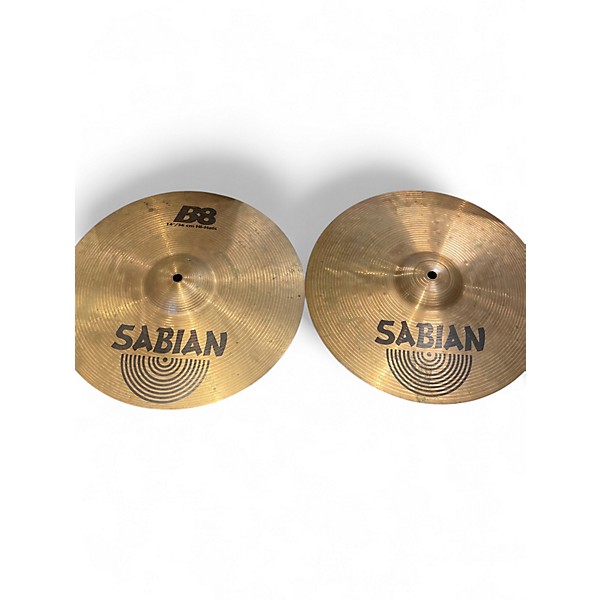Used SABIAN 14in B8 Hi Hat Pair Cymbal