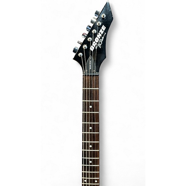 Used B.C. Rich Bronze Series Warlock Black Solid Body Electric Guitar