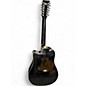 Used De Rosa GACE41 BLACK 12 String Acoustic Electric Guitar