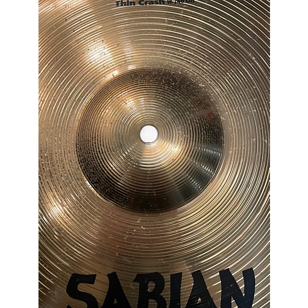 Used SABIAN 18in B8 Thin Crash Cymbal