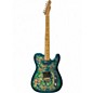 Used Fender Blue Flower Telecaster Blue Flower Solid Body Electric Guitar thumbnail