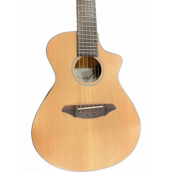 Used Breedlove C250SRE Passport Grand Concert Natural Acoustic Electric Guitar