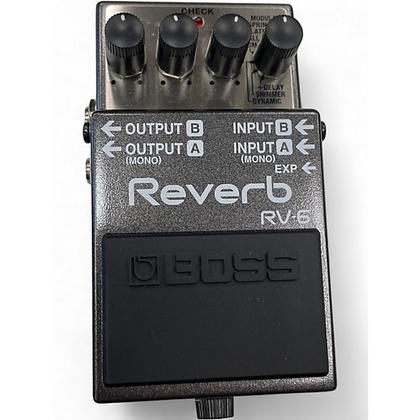 Used BOSS RV6 Digital Reverb Effect Pedal