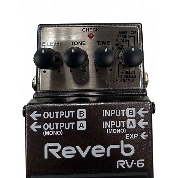 Used BOSS RV6 Digital Reverb Effect Pedal