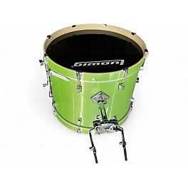 Used Ludwig 6 Piece Evolution Lime Sparkle Drum Kit