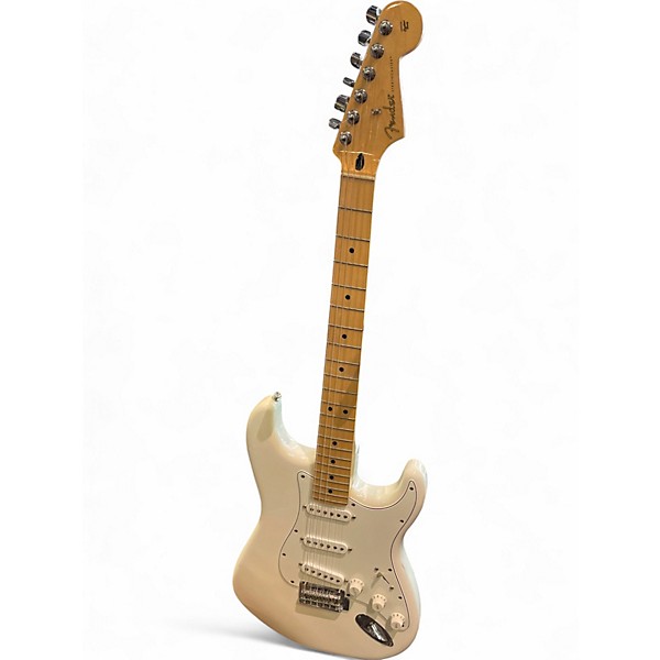 Used Fender Modern Player Stratocaster White Solid Body Electric Guitar