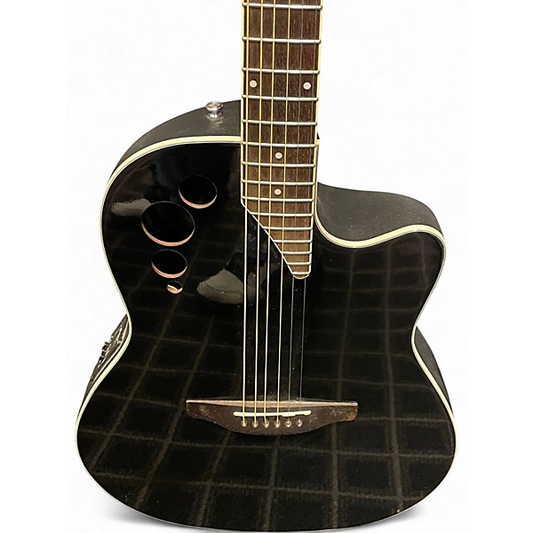 Used Applause AE44 II Black Acoustic Electric Guitar