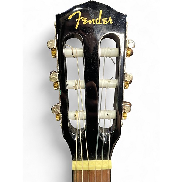 Used Fender CN-60S Black Classical Acoustic Guitar