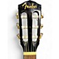 Used Fender CN-60S Black Classical Acoustic Guitar