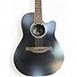 Used Applause ab2412-5s Black 12 String Acoustic Electric Guitar