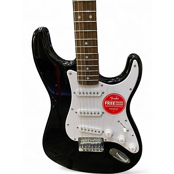 Used Squier Affinity Stratocaster BLACK Solid Body Electric Guitar