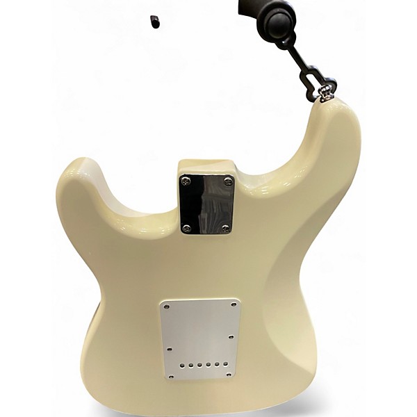 Used Fender Artist Series Jimmie Vaughan Tex-Mex Stratocaster Olympic White Solid Body Electric Guitar