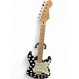 Used 2013 Fender Artist Series Buddy Guy Polka Dot Stratocaster Black Solid Body Electric Guitar