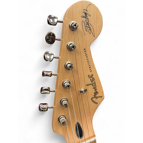 Used 2013 Fender Artist Series Buddy Guy Polka Dot Stratocaster Black Solid Body Electric Guitar