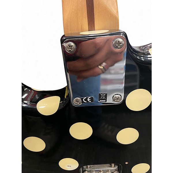 Used 2013 Fender Artist Series Buddy Guy Polka Dot Stratocaster Black Solid Body Electric Guitar