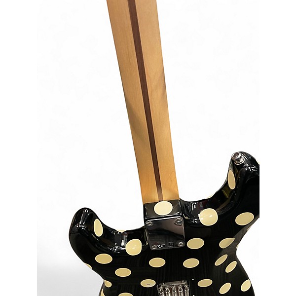 Used 2013 Fender Artist Series Buddy Guy Polka Dot Stratocaster Black Solid Body Electric Guitar