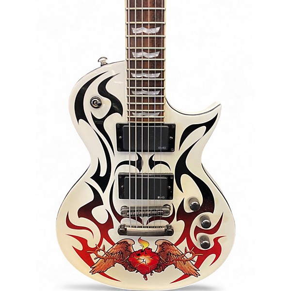 Used ESP Ltd EC-Redburn white White Solid Body Electric Guitar