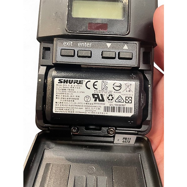 Used Shure ULXD1 PAIR Handheld Wireless System