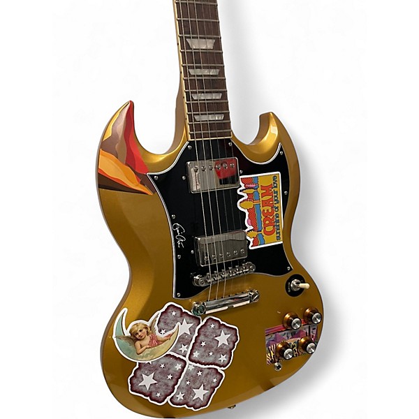 Used Epiphone SG Traditional Pro Gold Solid Body Electric Guitar
