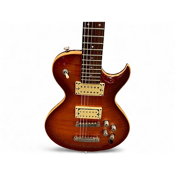 Used Dean Zelinsky LeVoce Piezo Z-Glide Cherry Sunburst Solid Body Electric Guitar