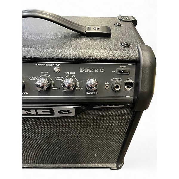 Used Line 6 Spider IV 15W 1X8 Guitar Combo Amp