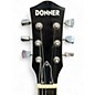 Used Donner Single Cut 2 Color Sunburst Solid Body Electric Guitar