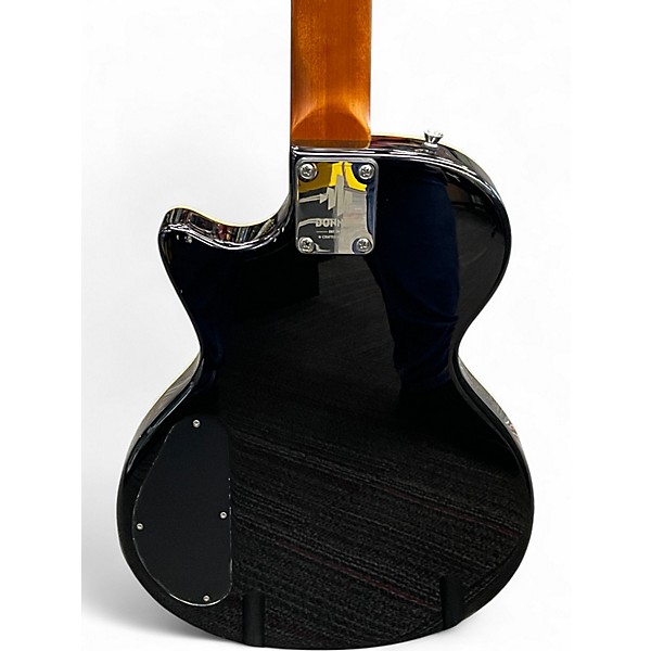 Used Donner Single Cut 2 Color Sunburst Solid Body Electric Guitar