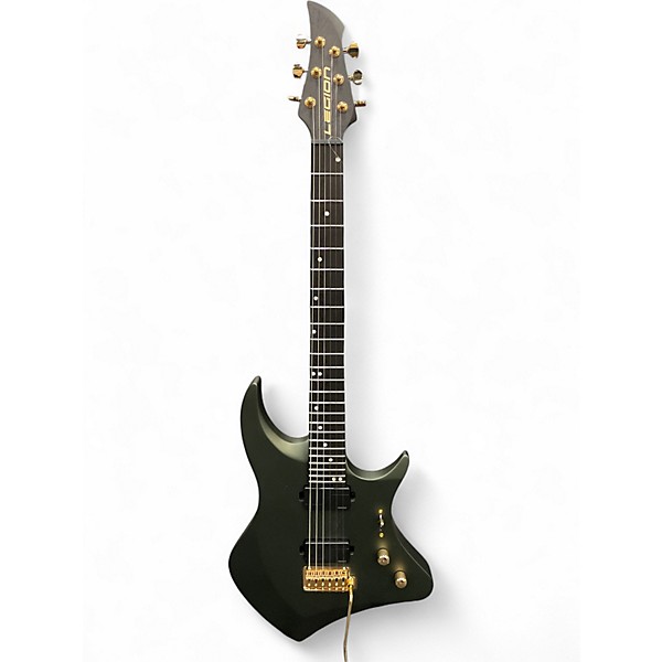 Used ABASI EMI 6 LEGION Trans Green Solid Body Electric Guitar
