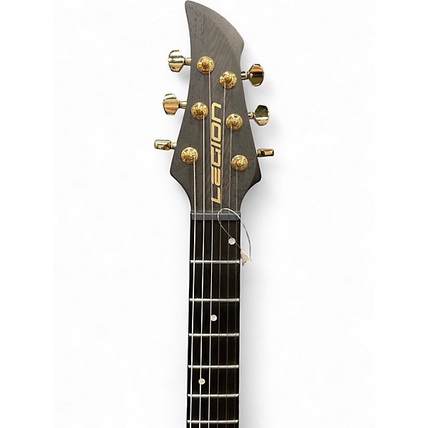 Used ABASI EMI 6 LEGION Trans Green Solid Body Electric Guitar