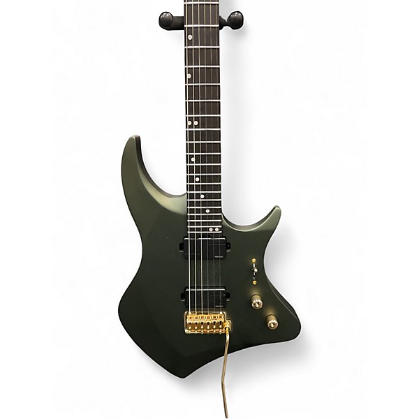 Used ABASI EMI 6 LEGION Trans Green Solid Body Electric Guitar