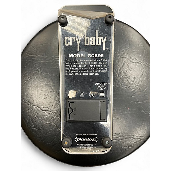 Used Dunlop GCB95 Original Crybaby Wah Effect Pedal