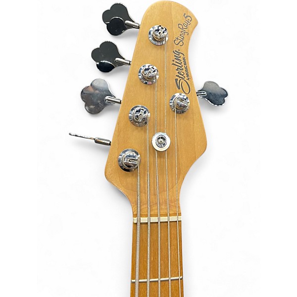 Used Sterling by Music Man Ray35 5 String 2 Color Sunburst Electric Bass Guitar