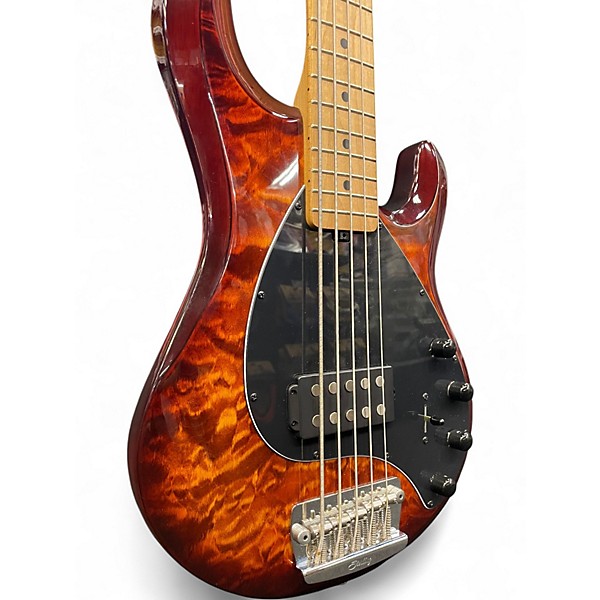 Used Sterling by Music Man Ray35 5 String 2 Color Sunburst Electric Bass Guitar