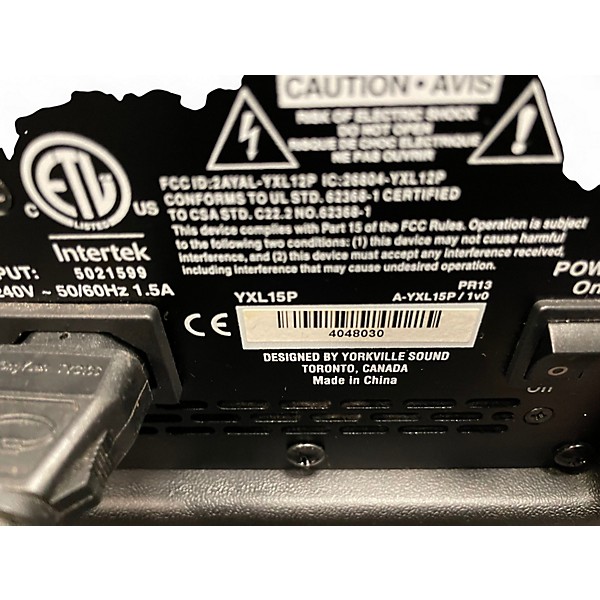 Used Yorkville YXL15P Powered Speaker