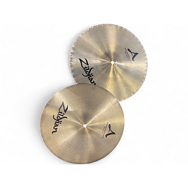 Used Zildjian 14in A Mastersound Hi Hat Pair Cymbal