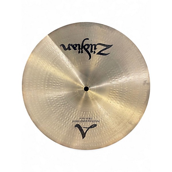 Used Zildjian 14in A Mastersound Hi Hat Pair Cymbal