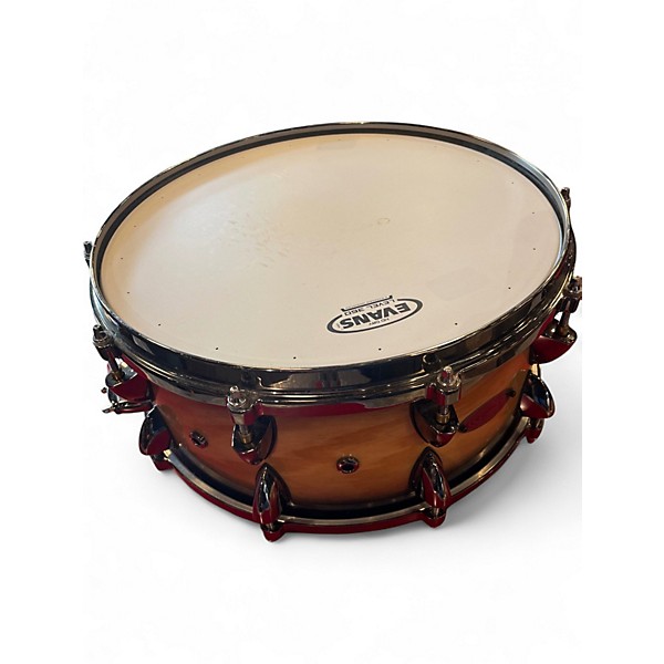 Used Orange County Drum & Percussion 6in Wood Snare Trans Brown Drum